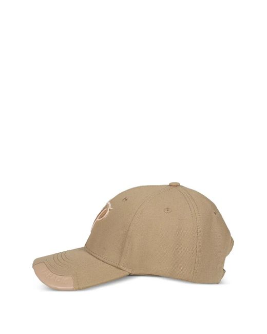 3.PARADIS Natural 3P Cursive Logo-Embroidered Cap for men