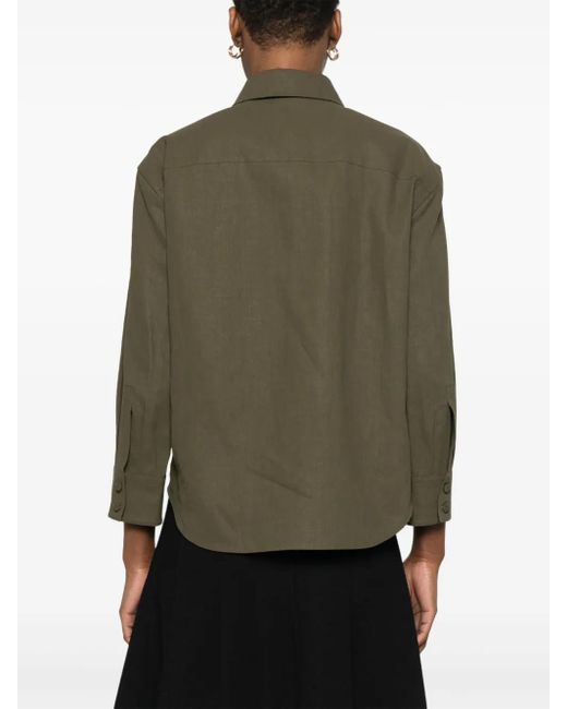 Jil Sander リネンシャツ Green