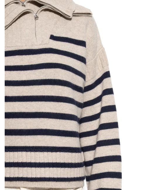 Pull À Rayures Rag & Bone en coloris Gray