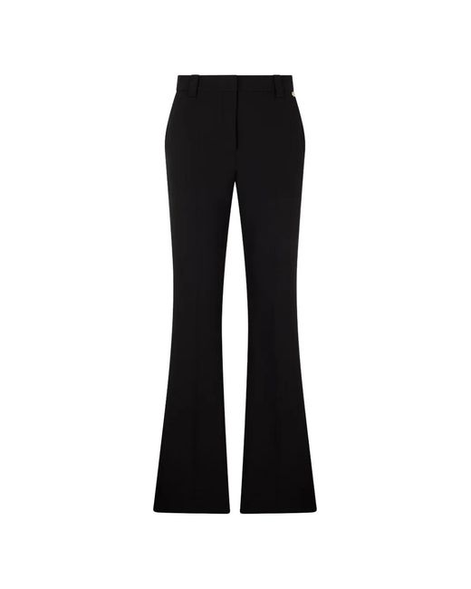 Liu Jo Black High-Waisted Flared Palazzo Pants