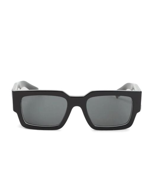 Prada Gray Square-Frame Sunglasses for men