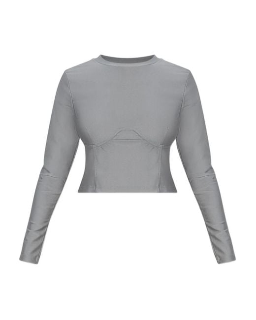 Rethinkit Studios Gray Long-Sleeve Top