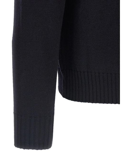 Ballantyne Blue Turtleneck Wool Sweater for men