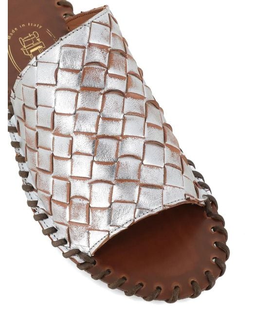 Alexander Hotto Brown Open-Toe Sandals
