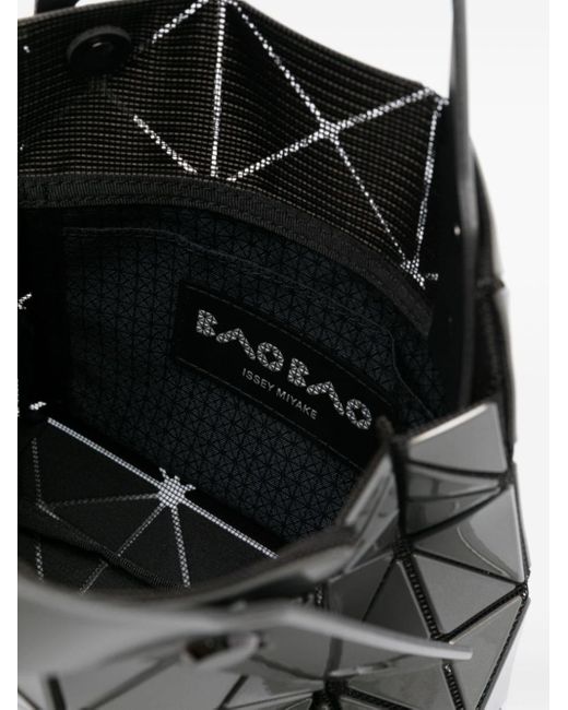 Bao Bao Issey Miyake Gray Handtasche mit geometrischen Einsätzen