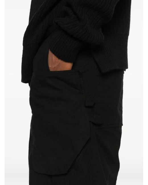 Falda Stefan con bolsillo cargo Rick Owens de hombre de color Black