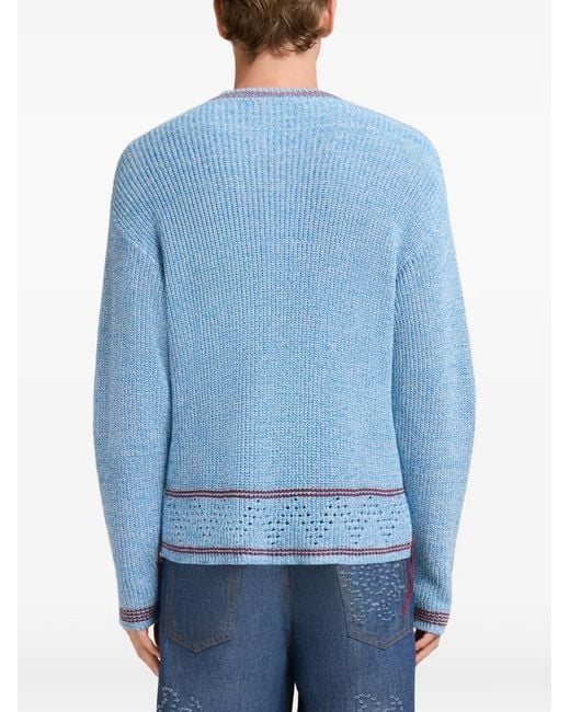 Sweat À Logo Marni pour homme en coloris Blue