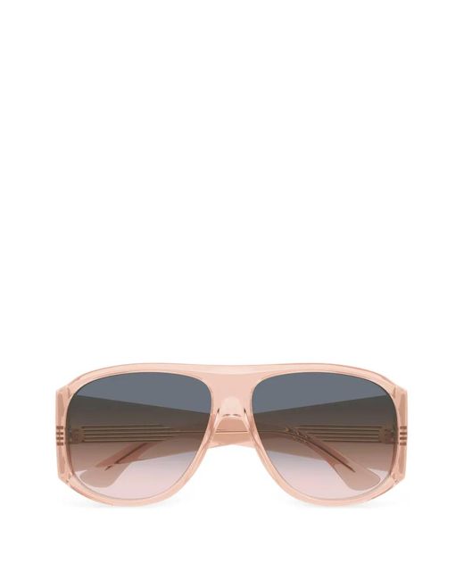 Chloé Pink Oversized-Frame Sunglasses