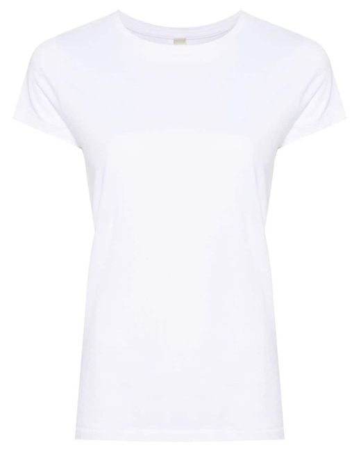Lauren Manoogian White T-Shirt mit Rundhalsausschnitt