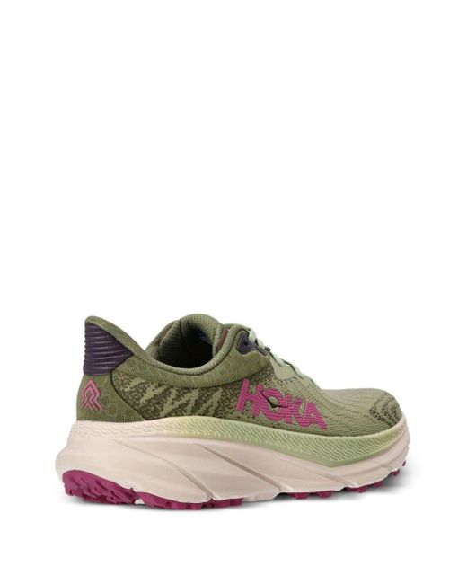 Hoka One One Green Challenger Atr 7 Low-top Sneakers
