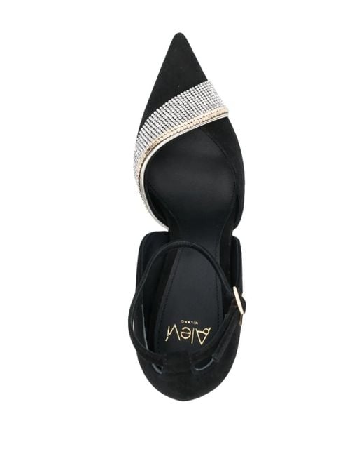 ALEVI Black Kyla 95Mm Suede Pumps