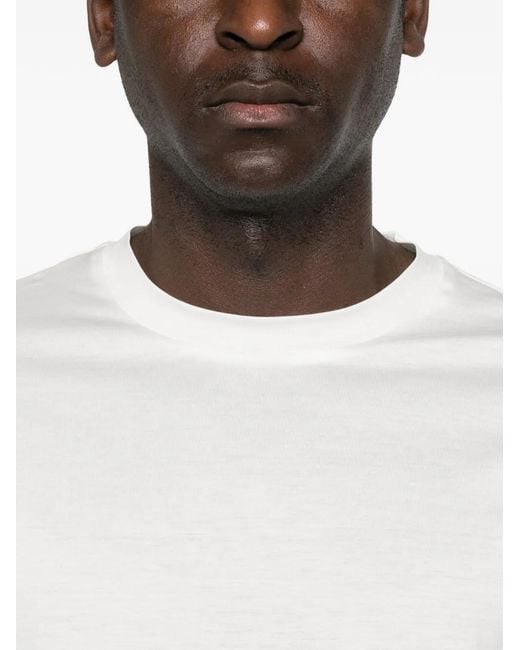 Emporio Armani White Crew-Neck T-Shirt for men