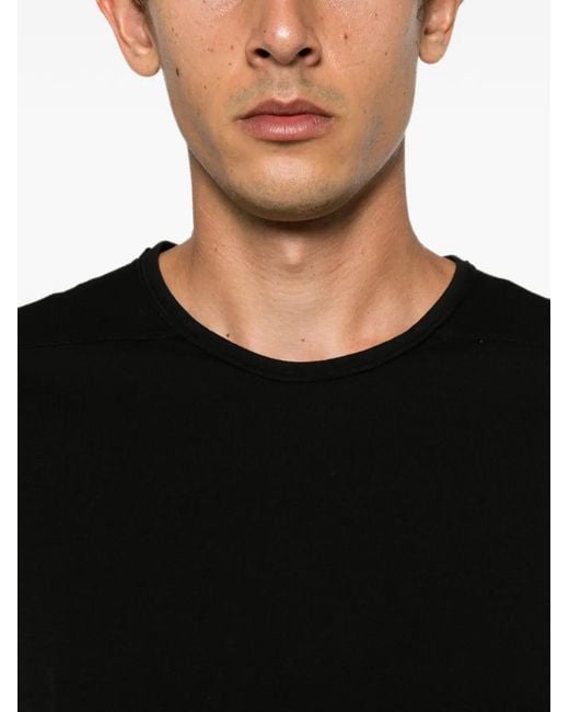 Rick Owens Black Seam-Detail T-Shirt for men
