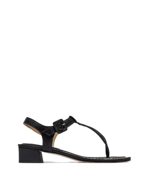 Bernardo Natural Goyara Buckle T-Strap Sandals