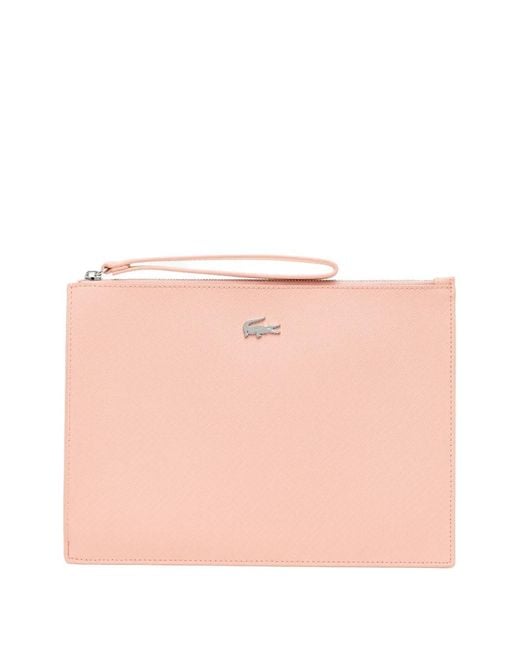 Lacoste Pink Anna Clutch Bag