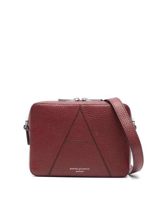Aspinal Purple Camera Crossbody Bag