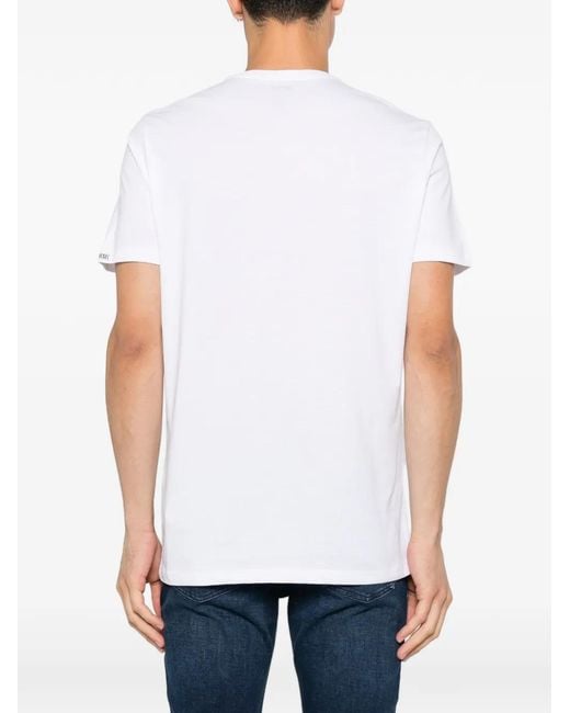 DIESEL White Logo-Patch T-Shirt (Set Of Three) for men