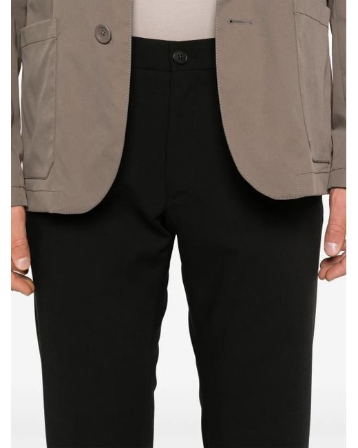 Incotex Black Pattern 30 Trousers for men