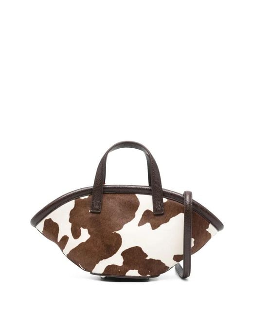 Simon Miller Brown Mini Mercado Tote Bag