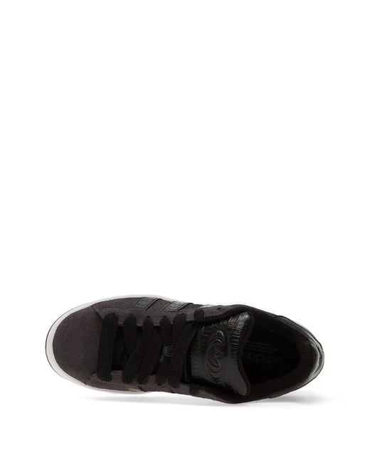 Adidas Black Campus Croc-Effect Sneakers for men