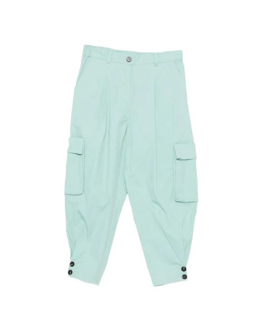 Psophia Cropped Broek in het Blue
