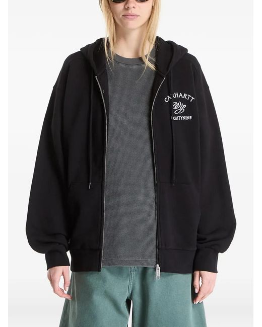 Carhartt Black Zip-Up Hoodie for men