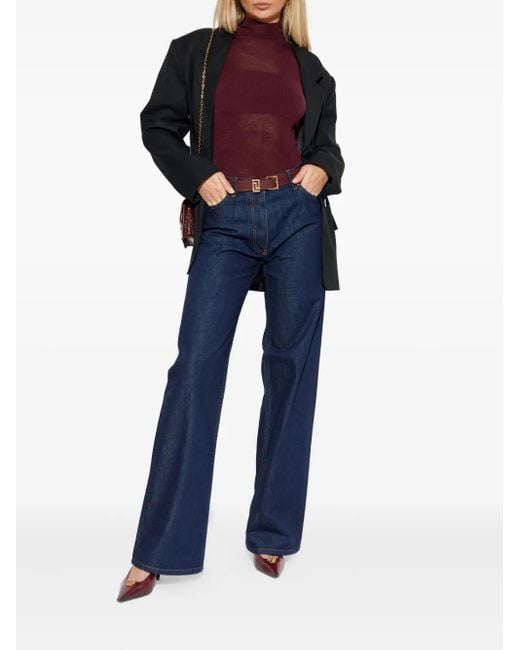 Versace Blue Five-Pockets Jeans
