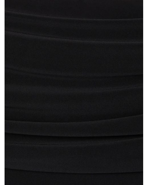 AZ FACTORY Black X Lutz Huelle Fatna Off-Shoulder Long-Sleeve Midi Dress