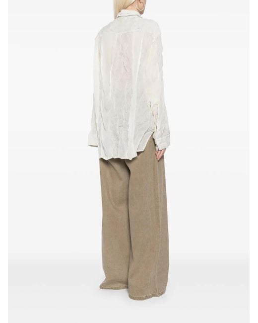 Camicia A Inserti di Christopher Esber in White