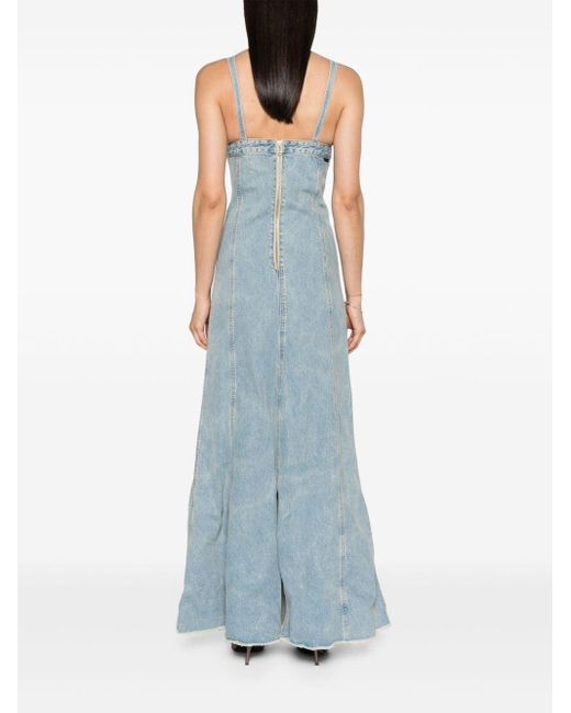 Haikure Blue Dolly Denim Maxi Dress