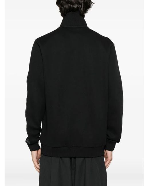 Adidas Black Premium 3-Stripes Track Top for men