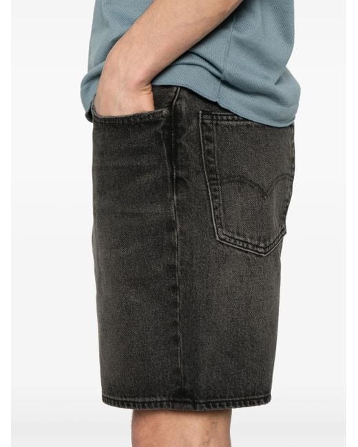Levi's Gray 468 Loose 9" Shorts for men