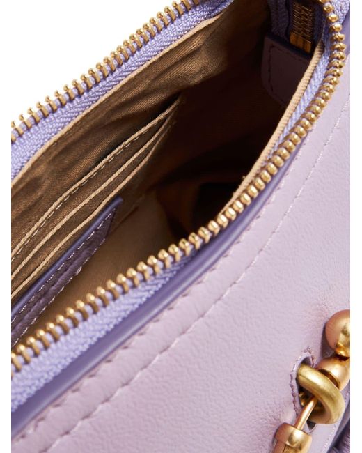 See By Chloé Purple Mini Joan Leather Crossbody Bag