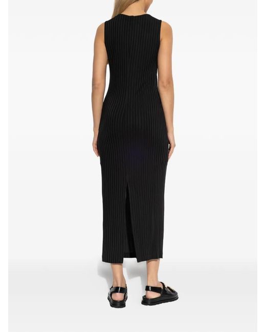 Rag & Bone Black Ribbed Sleeveless Dress