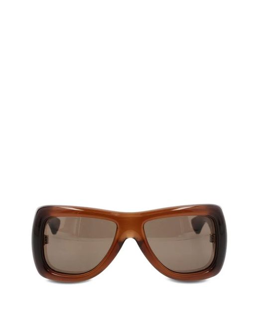 Saint Laurent Brown Sl 902 Howl Oversized-Frame Sunglasses