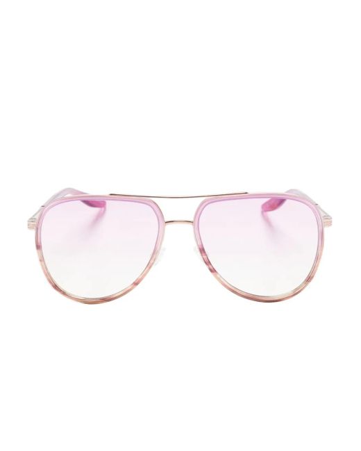 Barton Perreira Cani パイロット サングラス Pink