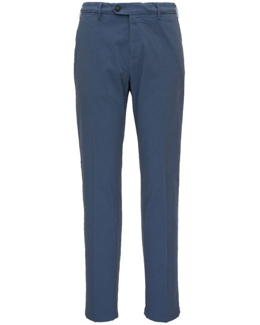 Canali Blue Slim-fit Trousers for men