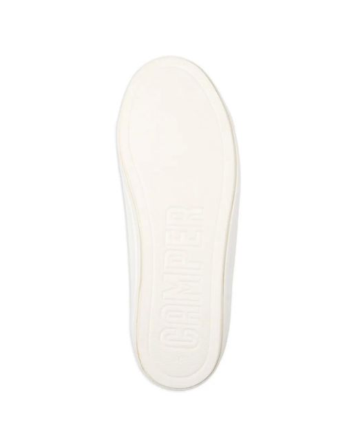 Camper White Hoops Twins Sneakers