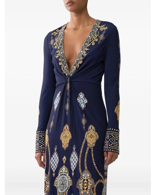 Camilla The Imperial Gate Midi-Jurk in het Blue