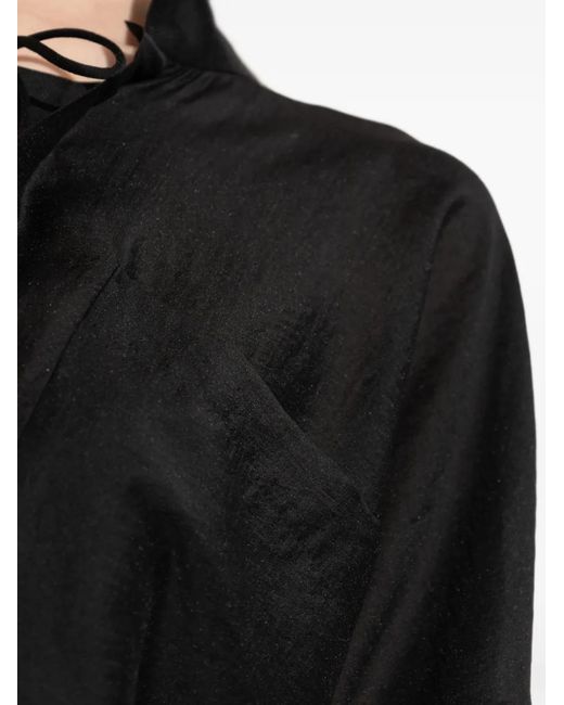 Munthe Black Flared-Sleeve Blouse