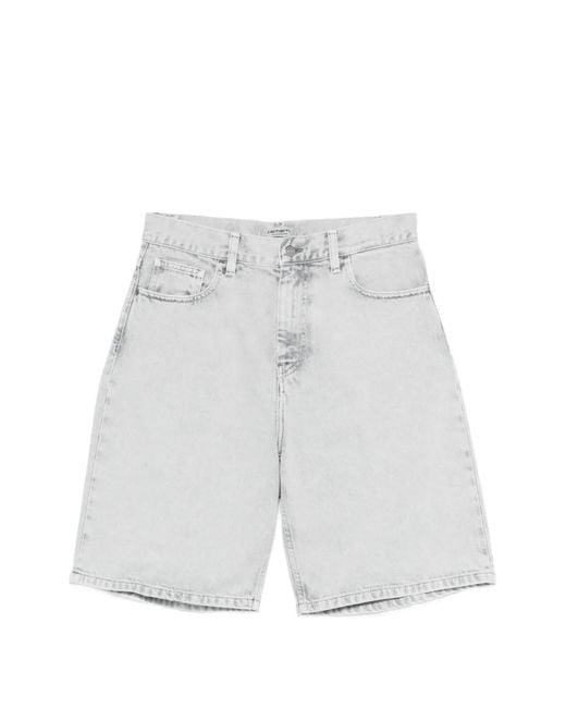 Carhartt White Button Shorts for men