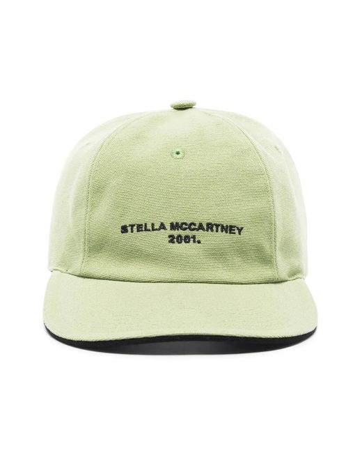 Stella McCartney Green Logo-Embroidered Baseball Cap