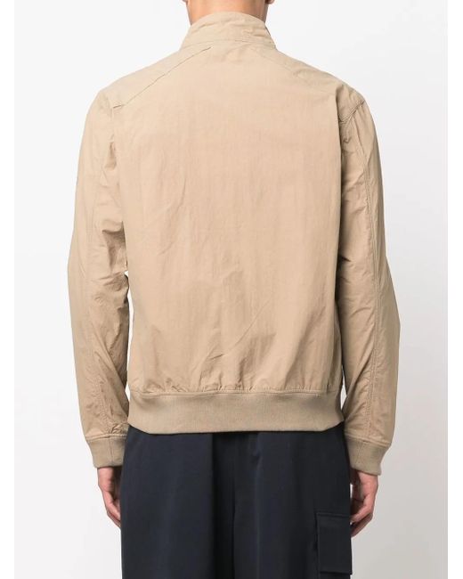 Barbour Natural Zip-Up Bomber Jacket for men