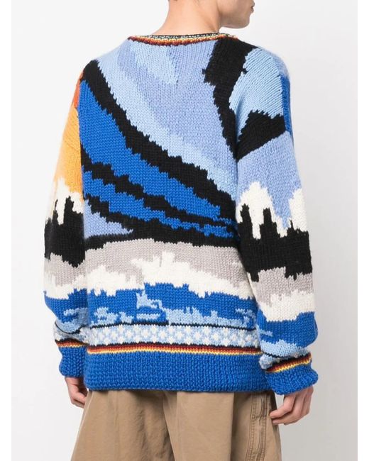 DSquared² Blue Jumper for men