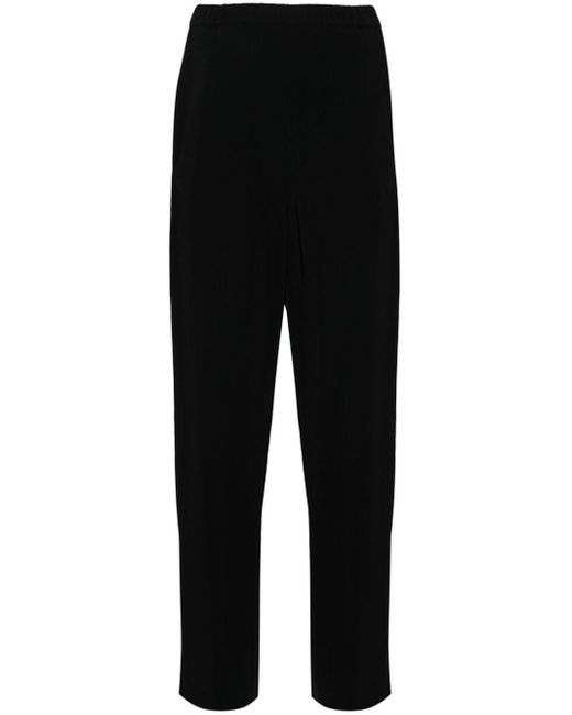 Fabiana Filippi Black Elasticated-waistband Trousers