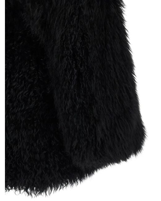 Abrigo con cinturón Giovanni bedin de color Black