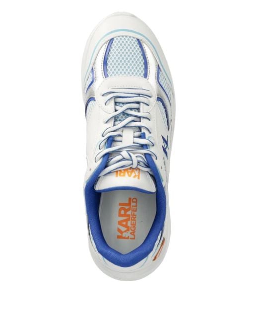 Karl Lagerfeld Sneakers Met Logoprint in het Blue voor heren