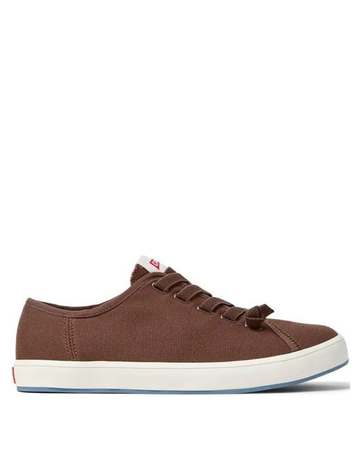 Camper Brown Peu Rambla Ii Lace-Up Sneakers for men