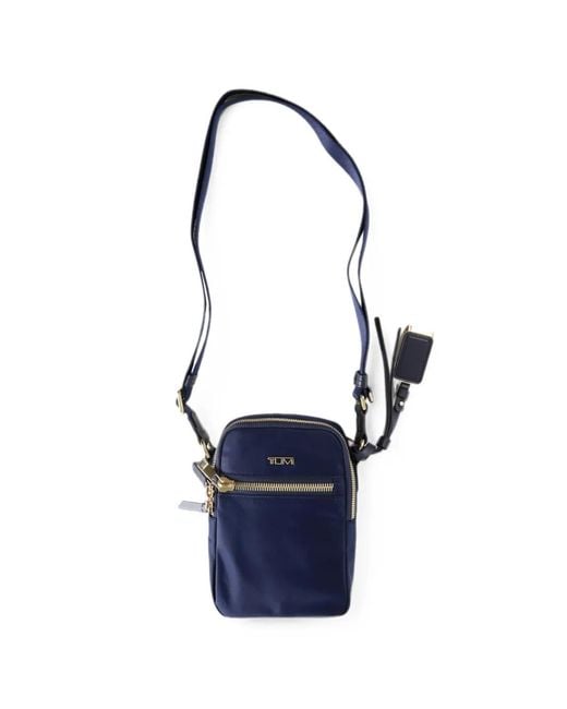 Tumi Blue Sac Porté Épaule Persia Zippé