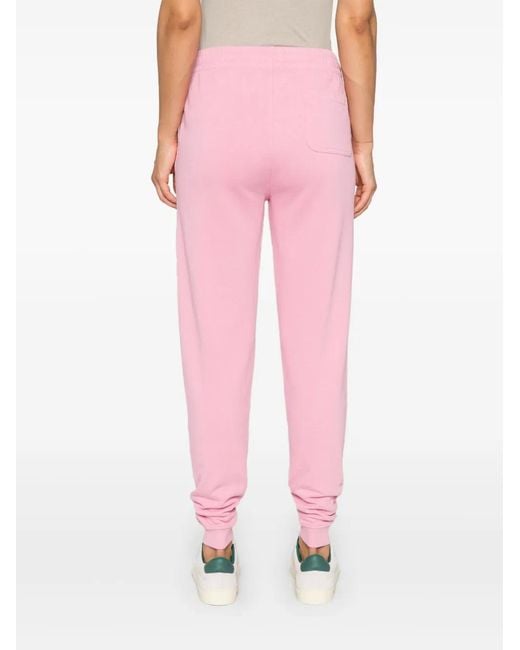 Maison Kitsuné Trainingsbroek Met Vossenkop Applicatie in het Pink